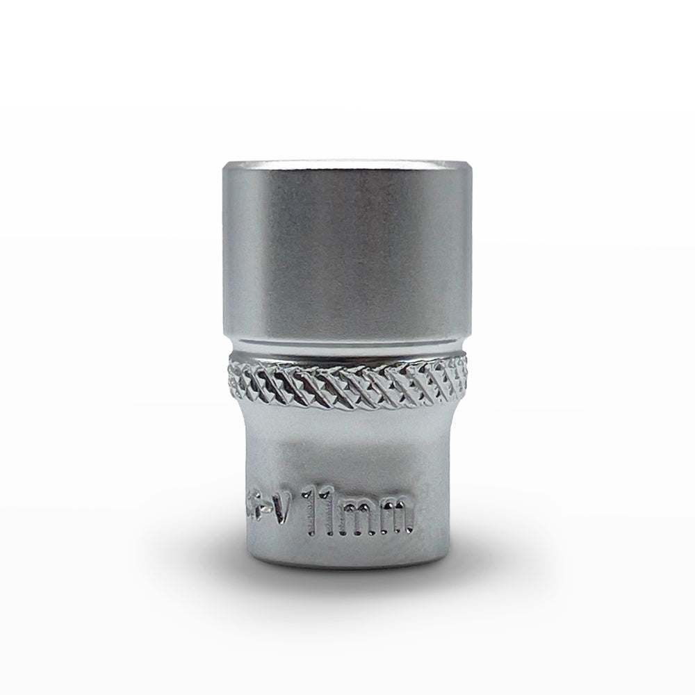 AuzGrip 11mm 6 Point Metric 1/4 Inch Square Drive Socket Front