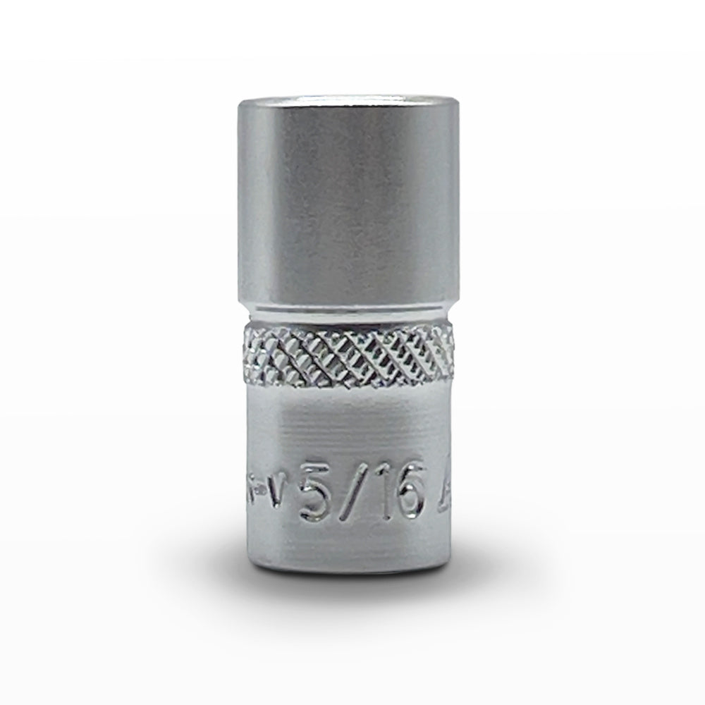 AuzGrip 5/16 Inch SAE 6 Point 1/4 Inch Square Drive Socket Front