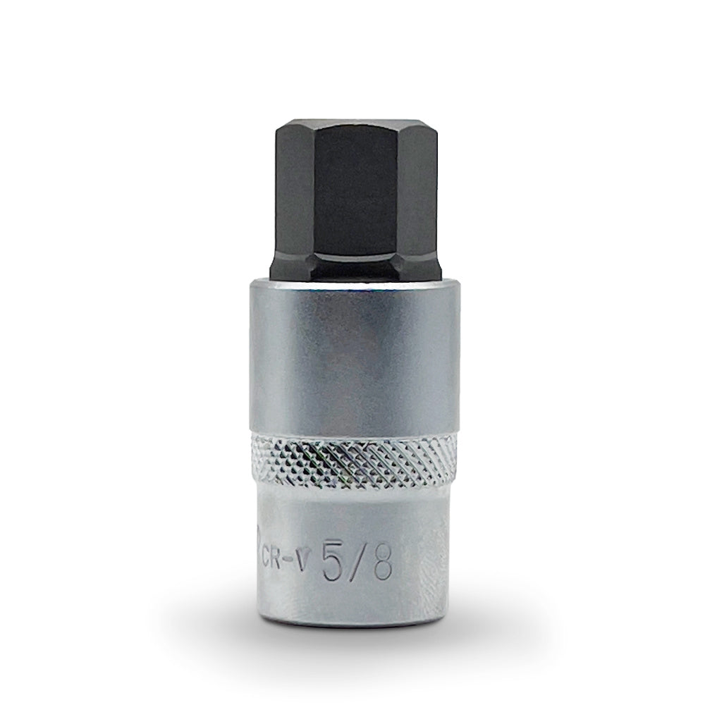 AuzGrip 5/8 Inch SAE Square Drive In Hex Bit Socket Front