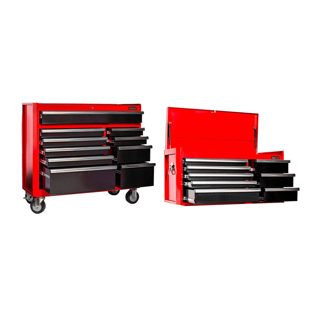 AuzGrip A10005 10 Drawer Tool Trolley + A10004 8 Drawer Tool Chest Bundle