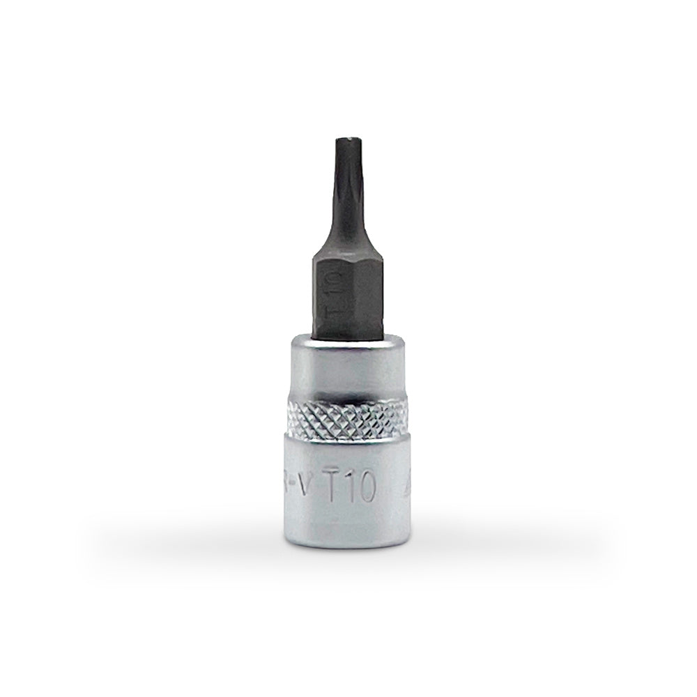 AuzGrip A71185 T10 1/4 Inch Square Drive Torx Bit Socket Front