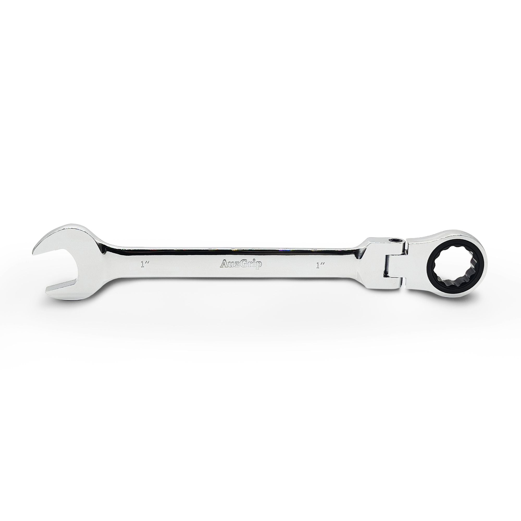 AuzGrip A89751 1 Inch Flexible Open End and Ring Combination Ratchet Spanner Front