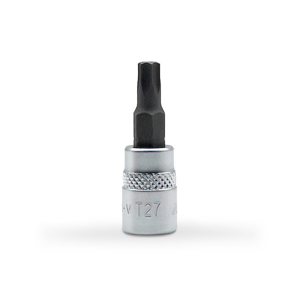 AuzGrip T27 1/4 Inch Square Drive E-Torx Bit Socket Front