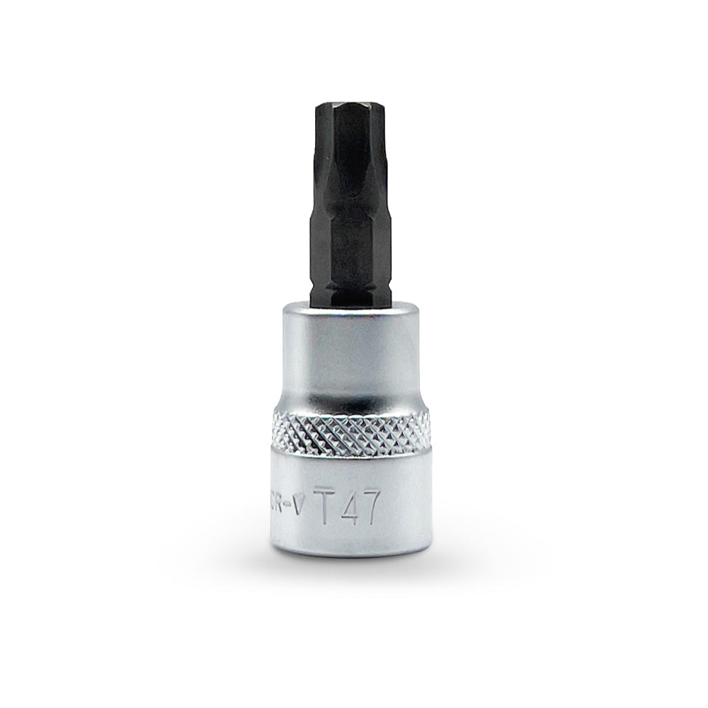 AuzGrip T47 3/8 Inch Square Drive E-Torx Bit Socket Front