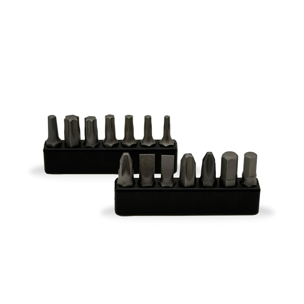 AuzGrip A70715 28 Piece Metric 1/4" Dual Drive Spline Socket Bit Set