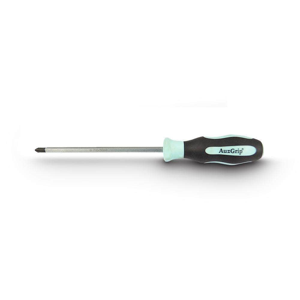 AuzGrip AuzGrip A63572 PH2 x 150mm Tang-Thru Phillips Screwdriver
