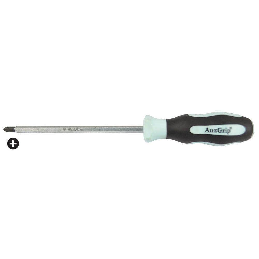 AuzGrip AuzGrip A63573 PH3 x 150mm Tang-Thru Phillips Screwdriver