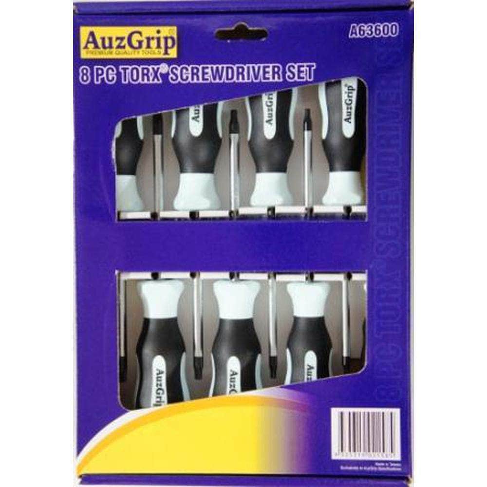 AuzGrip AuzGrip A63600 8 Piece 100mm Torx Screwdriver Set