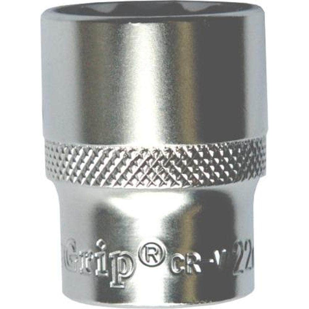 AuzGrip AuzGrip A75417 17mm 12 Point 3/8" Square Drive Chrome Socket