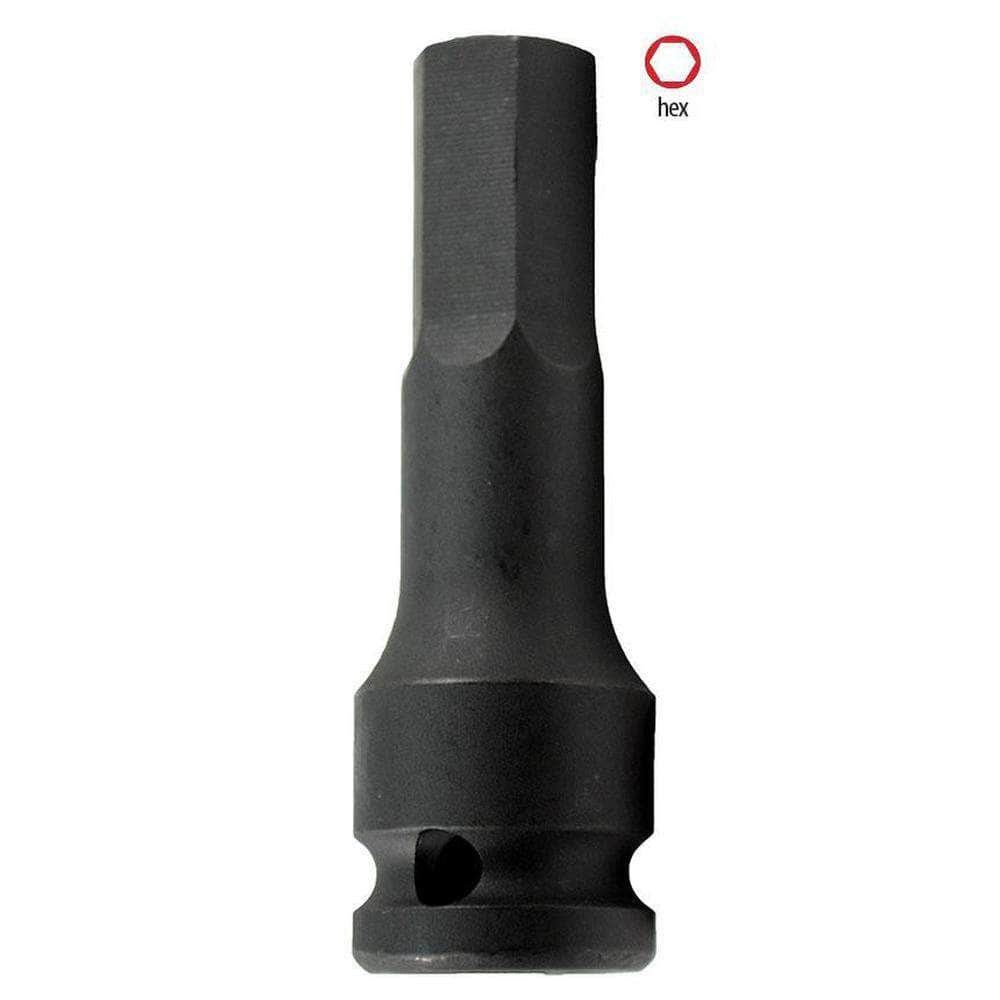 AuzGrip AuzGrip A84776 7/16" 1/2" Square Drive In-Hex Bit Impact Socket