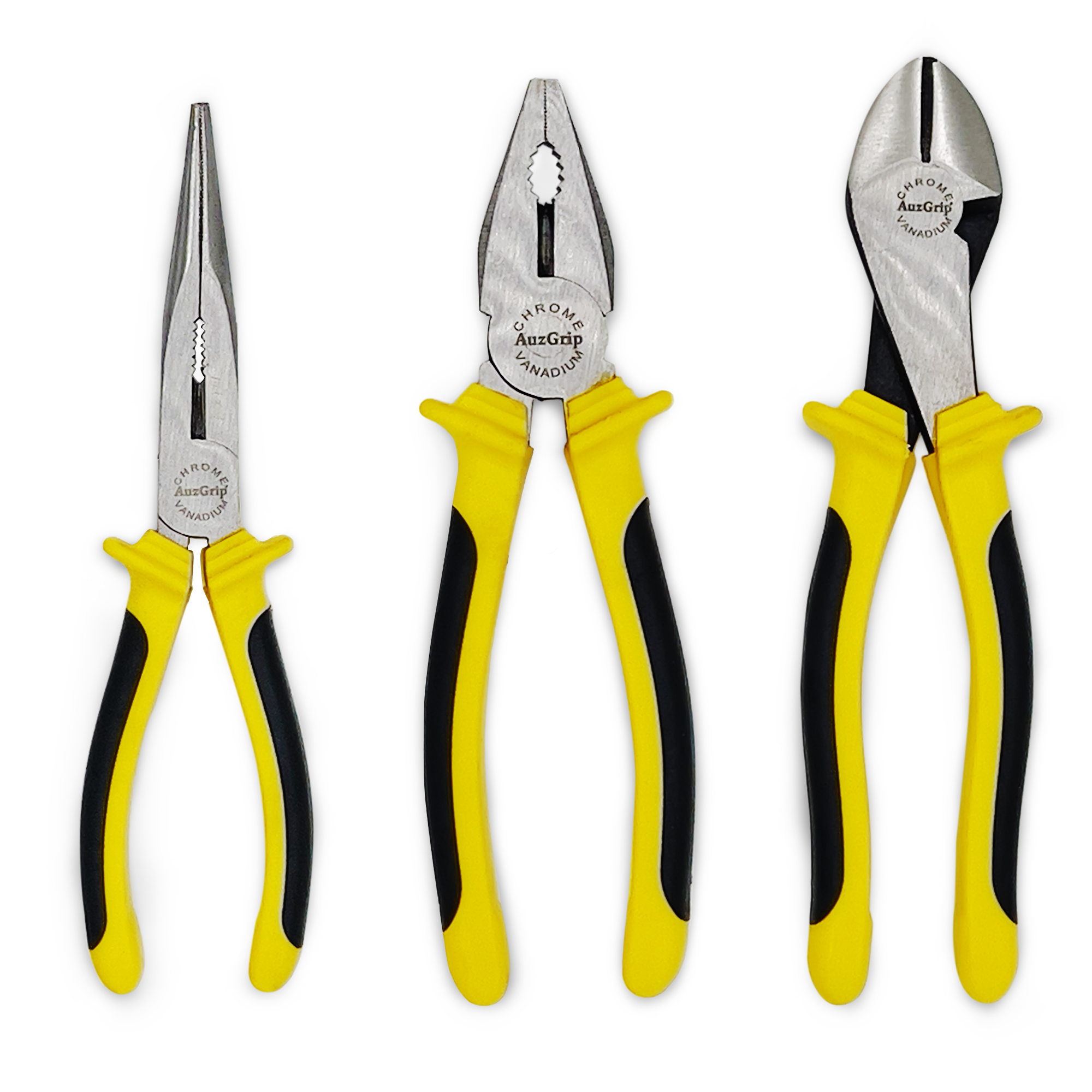 AuzGrip 3 Piece Plier Set