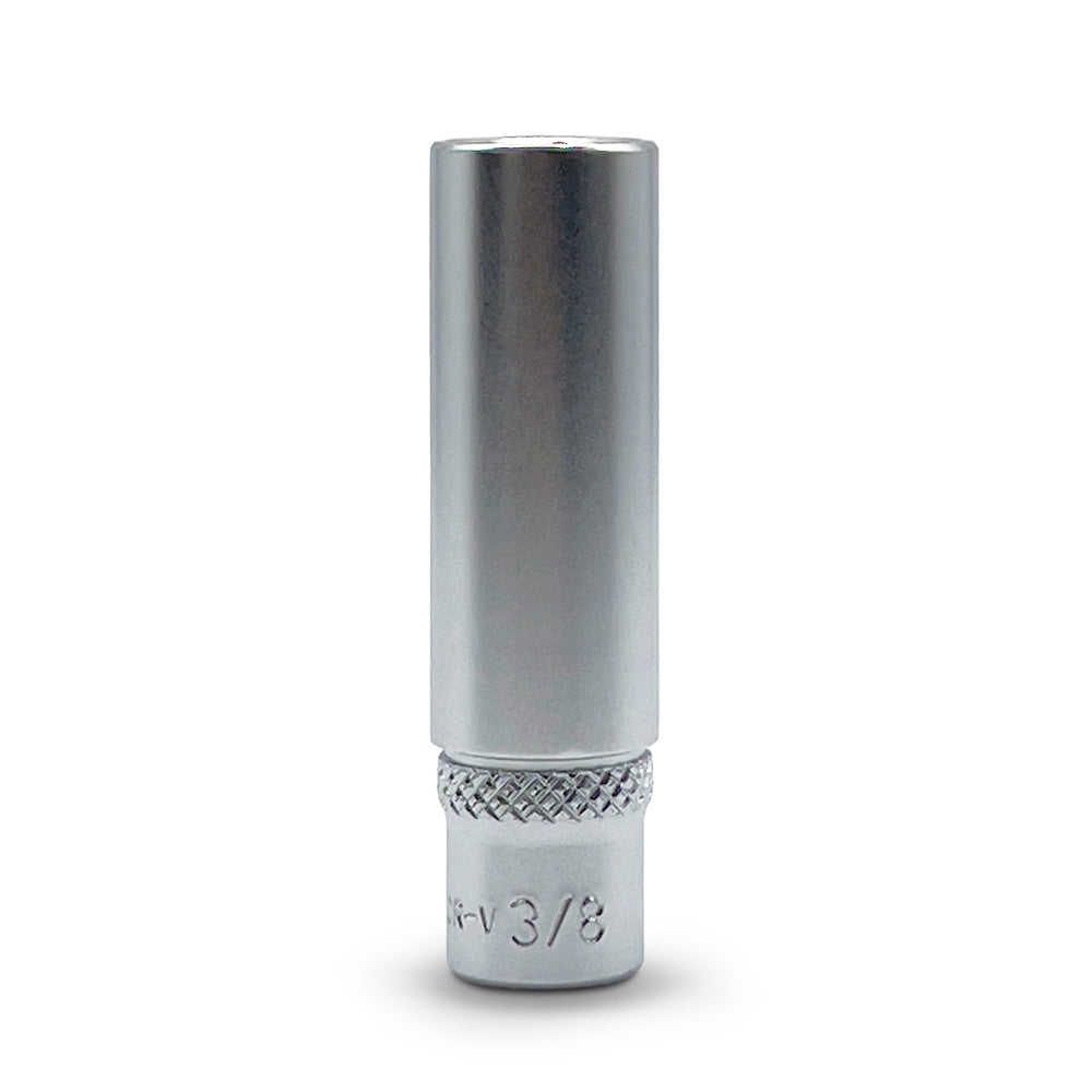 AuzGrip 3/8 Inch SAE 6 Point 1/4 Inch Square Drive Deep Socket Front