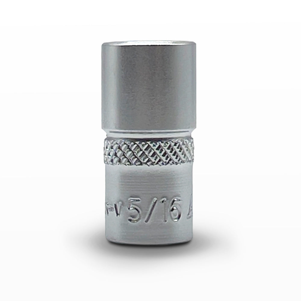 AuzGrip 5/16 Inch SAE 6 Point 1/4 Inch Square Drive Standard Socket Front