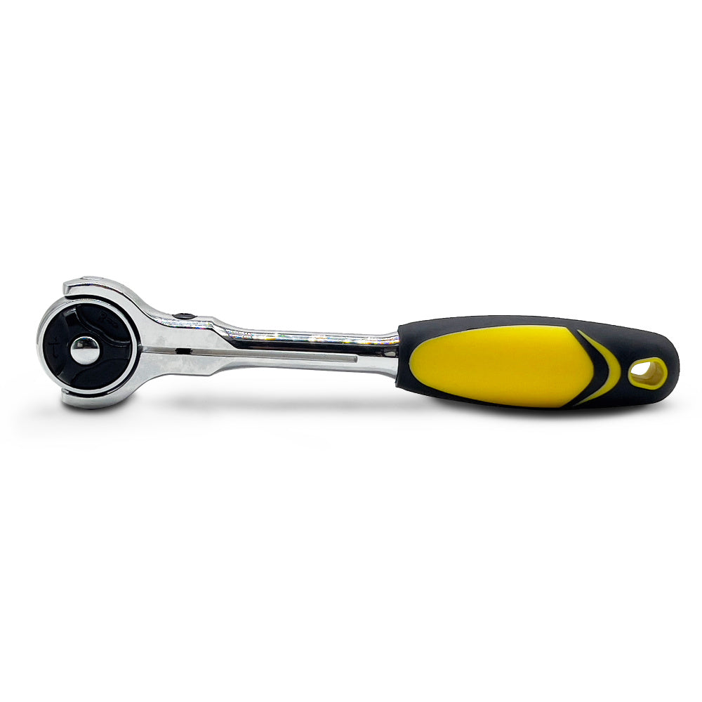 AuzGrip 72T Swivel Head Ratchet Handle with Quick Release Front