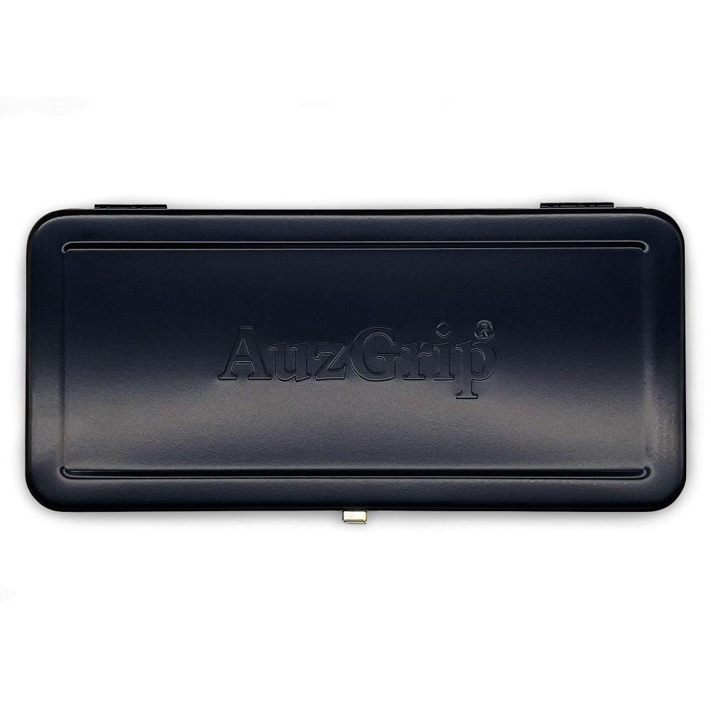 AuzGrip A75353 43 Piece Metric and SAE 6 Point 1/4 Inch Square Drive Deep and Standard Socket Set Front Case 1