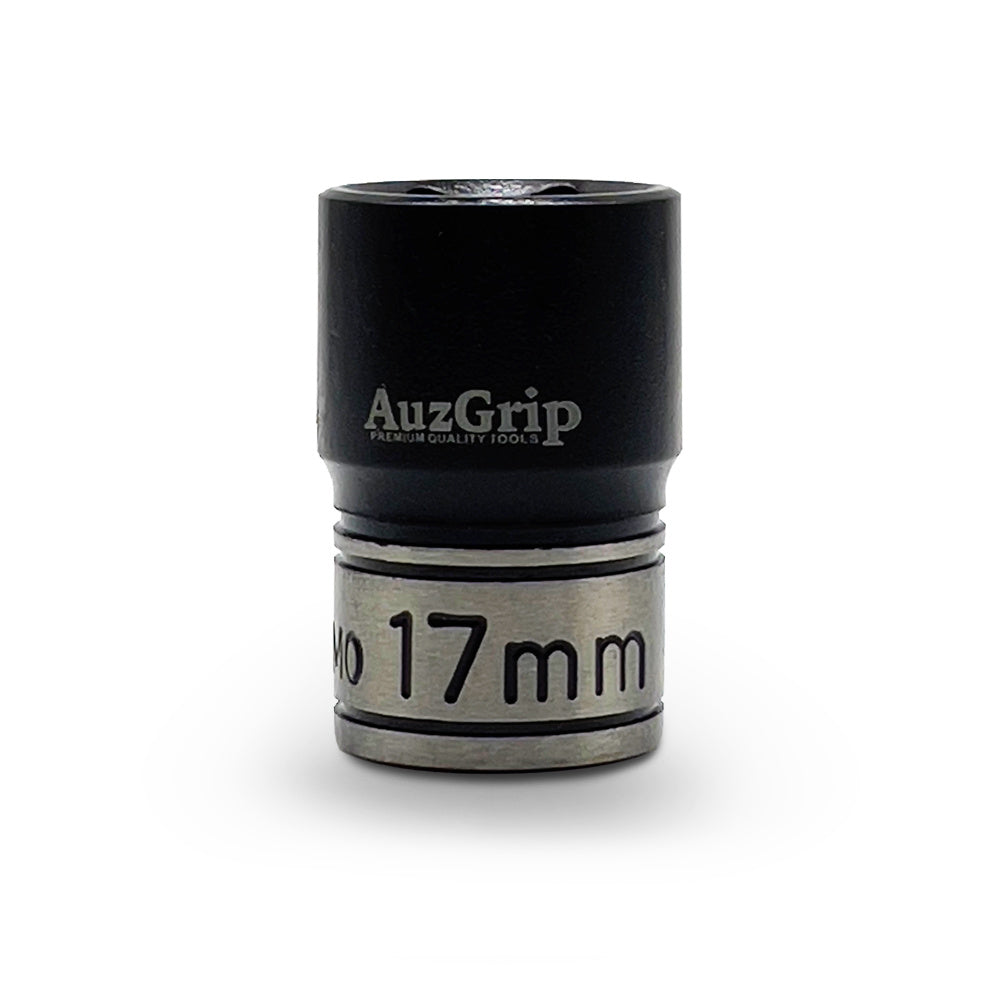 AuzGrip A84517 17mm 6 Point 1/2'' Square Drive Thin Wall Impact Socket front