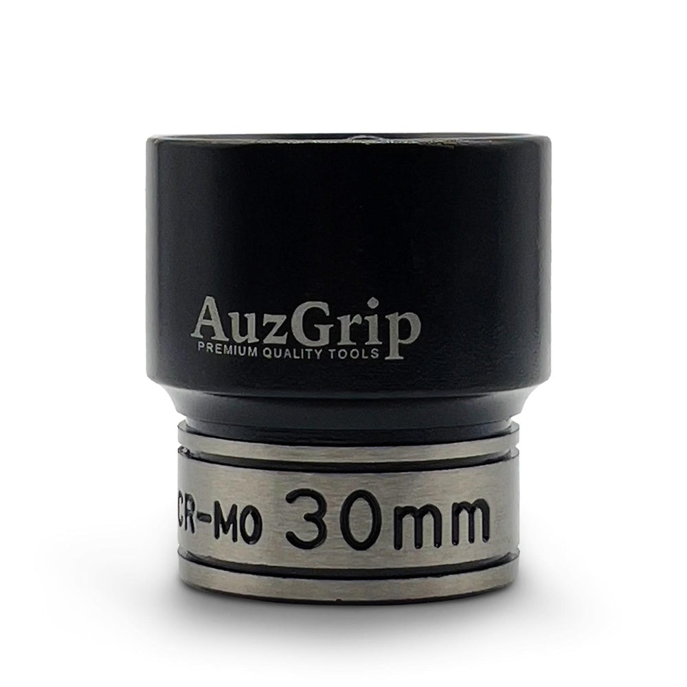 AuzGrip A84530 30mm 6 Point 1/2'' Square Drive Thin Wall Impact Socket front
