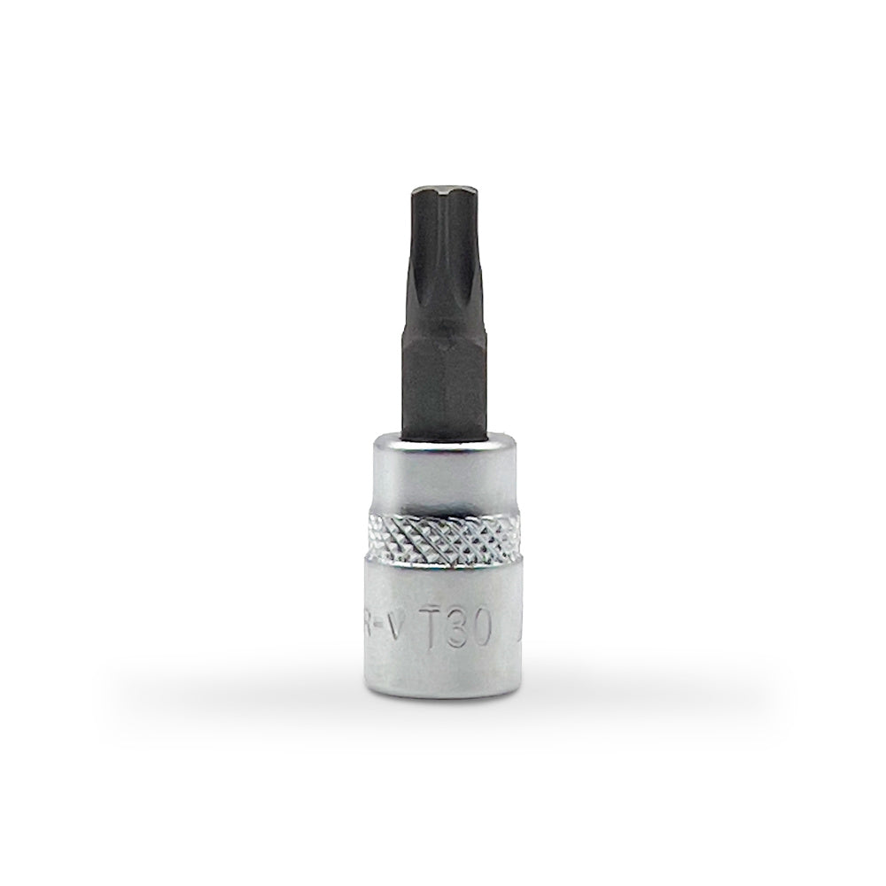 AuzGrip T30 1/4 Inch Square Drive E-Torx Bit Socket Front