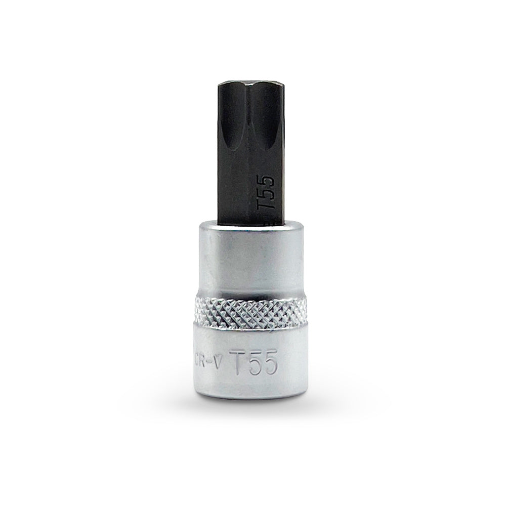 AuzGrip T55 3/8 Inch Square Drive E-Torx Bit Socket Front