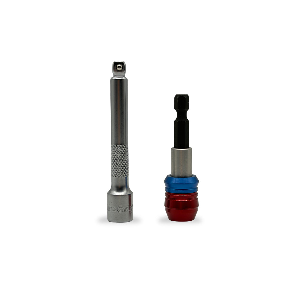 AuzGrip A70715 28 Piece Metric 1/4" Dual Drive Spline Socket Bit Set