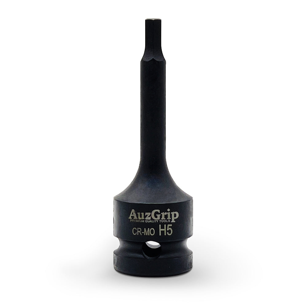 AuzGrip A84601 8 Piece Metric 1/2" Square Drive In-Hex Bit Socket Set