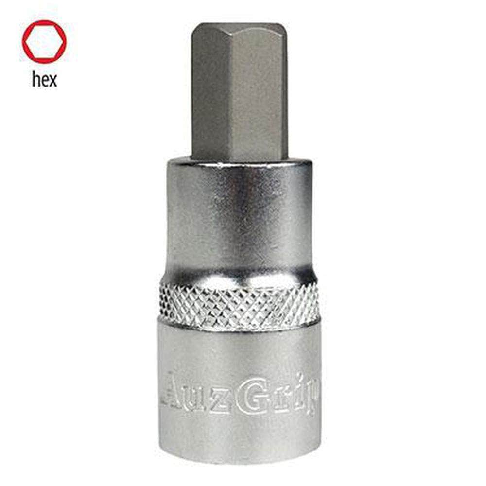 AuzGrip AuzGrip A71063 4mm 3/8" Square Drive In-Hex Bit Socket