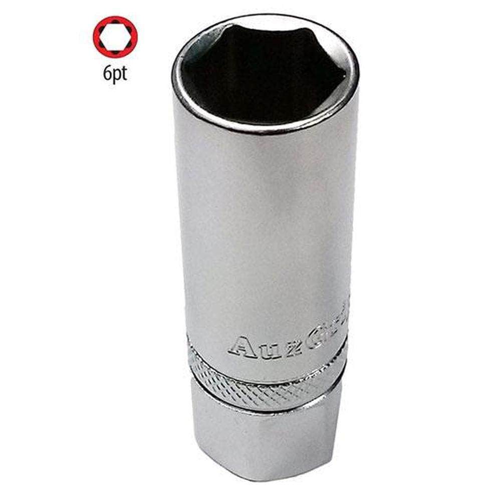 AuzGrip AuzGrip A76099 13/16" 6 Point 1/2" Square Drive Spark Plug Socket