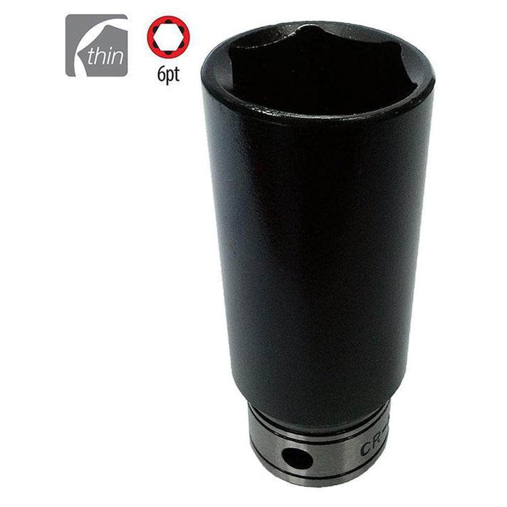 AuzGrip AuzGrip A84574 14mm 6 Point 1/2'' Square Drive Thin Wall Deep Impact Socket