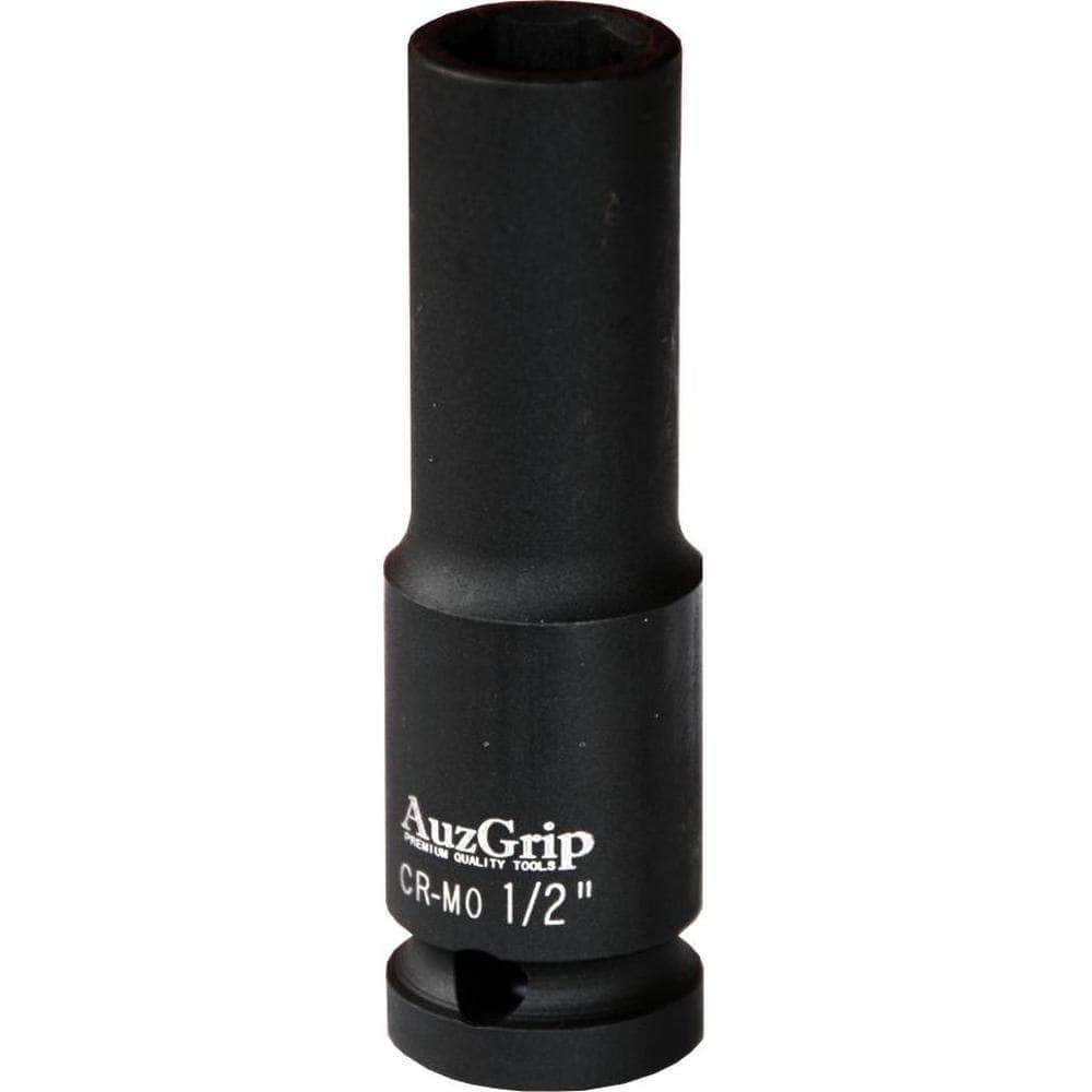 AuzGrip AuzGrip A84798 1-7/16" 6 Point 1/2" Square Drive Deep Impact Socket