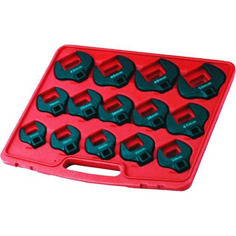 AuzGrip AuzGrip A84901 14 Piece 1/2" Square Drive Open-End Impact Crowfoot Spanner